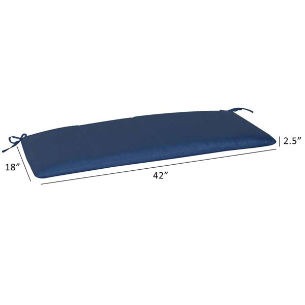42" Bench Cushion with Knife Edges - 42" x 18" x 2.5" - Image 2